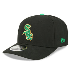 Chicago White Sox 2026 St. Patrick's Day 9SEVENTY Stretch-Snap MLB Cap Black - Taass US