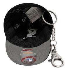 Chicago White Sox MLB Mini Cap Mini Cap Key Chain Black - Taass for sale