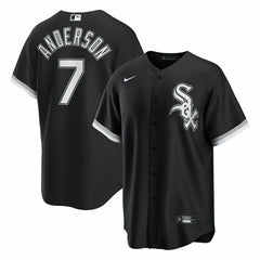 Tim Anderson #7 Chicago White Sox Nike MLB Jersey Black - Taass Online