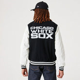 Chicago White Sox Varsity New Era MLB Jacket Black - Taass Online