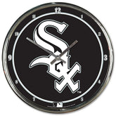 Chicago White Sox WinCraft Chrome MLB Wall Clock - Taass Online