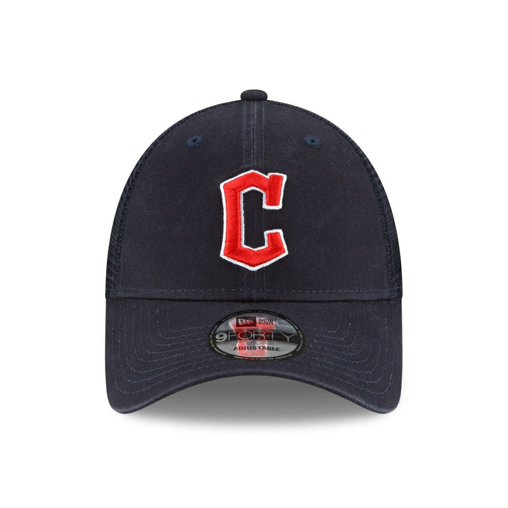 Cleveland Guardians Basic 9FORTY Trucker MLB Cap Navy - Taass on sale