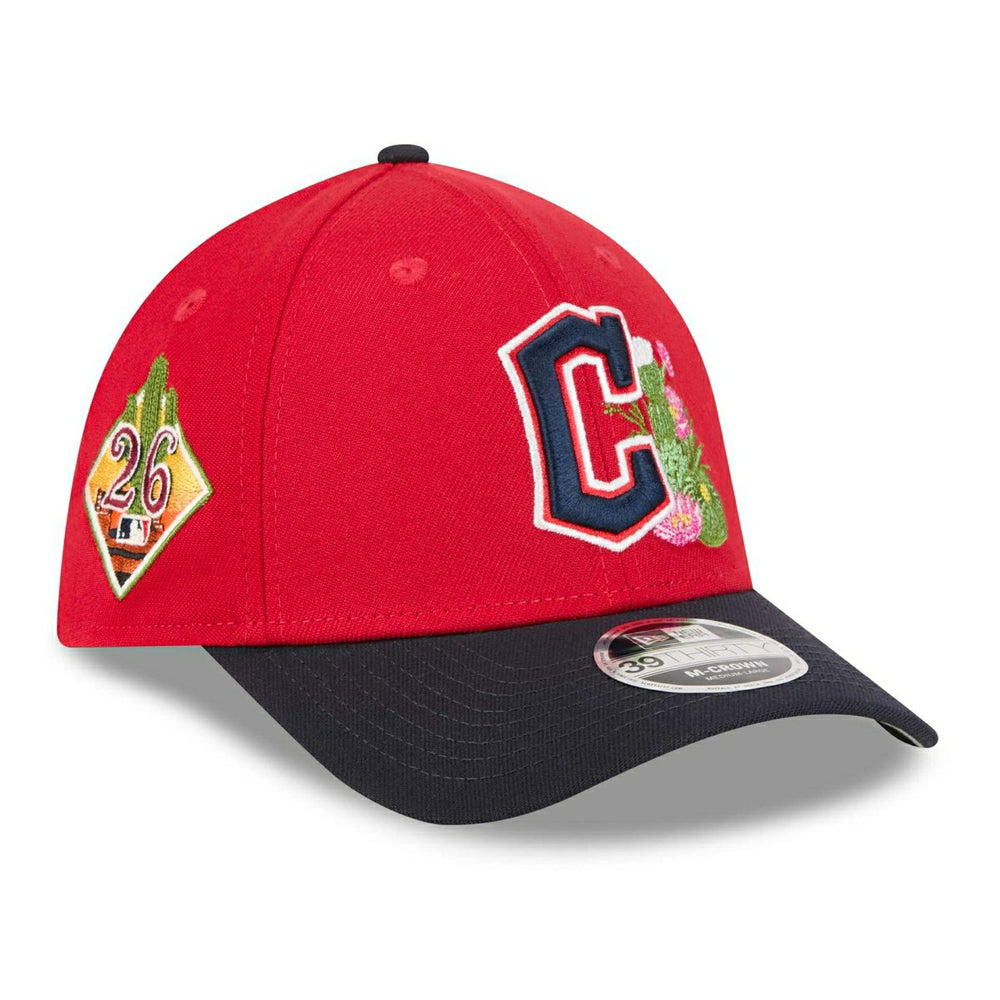 Cleveland Guardians 2026 MLB Spring Training 39THIRTY M-Crown Flex Cap Red - Taass Online