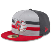 Cleveland Guardians Colorway 2025 MLB Batting Practice 59FIFTY Fitted Cap Gray - Taass discount