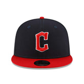 Cleveland Guardians Basic Logo New Era 9FIFTY MLB Snapback Cap - Taass discount
