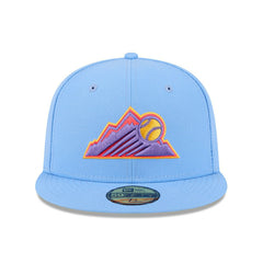 Colorado Rockies MLB Authentic City Connect 59FIFTY Fitted Cap Blue - Taass US
