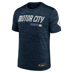 Detroit Tigers City Connect 2026 MLB Authentic Velocity T-Shirt Navy - Taass on sale