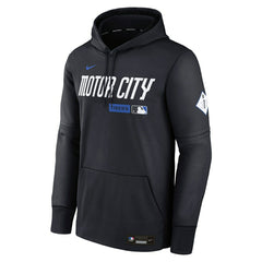 Detroit Tigers City Connect 2026 MLB Authentic Therma Hoodie Navy - Taass US