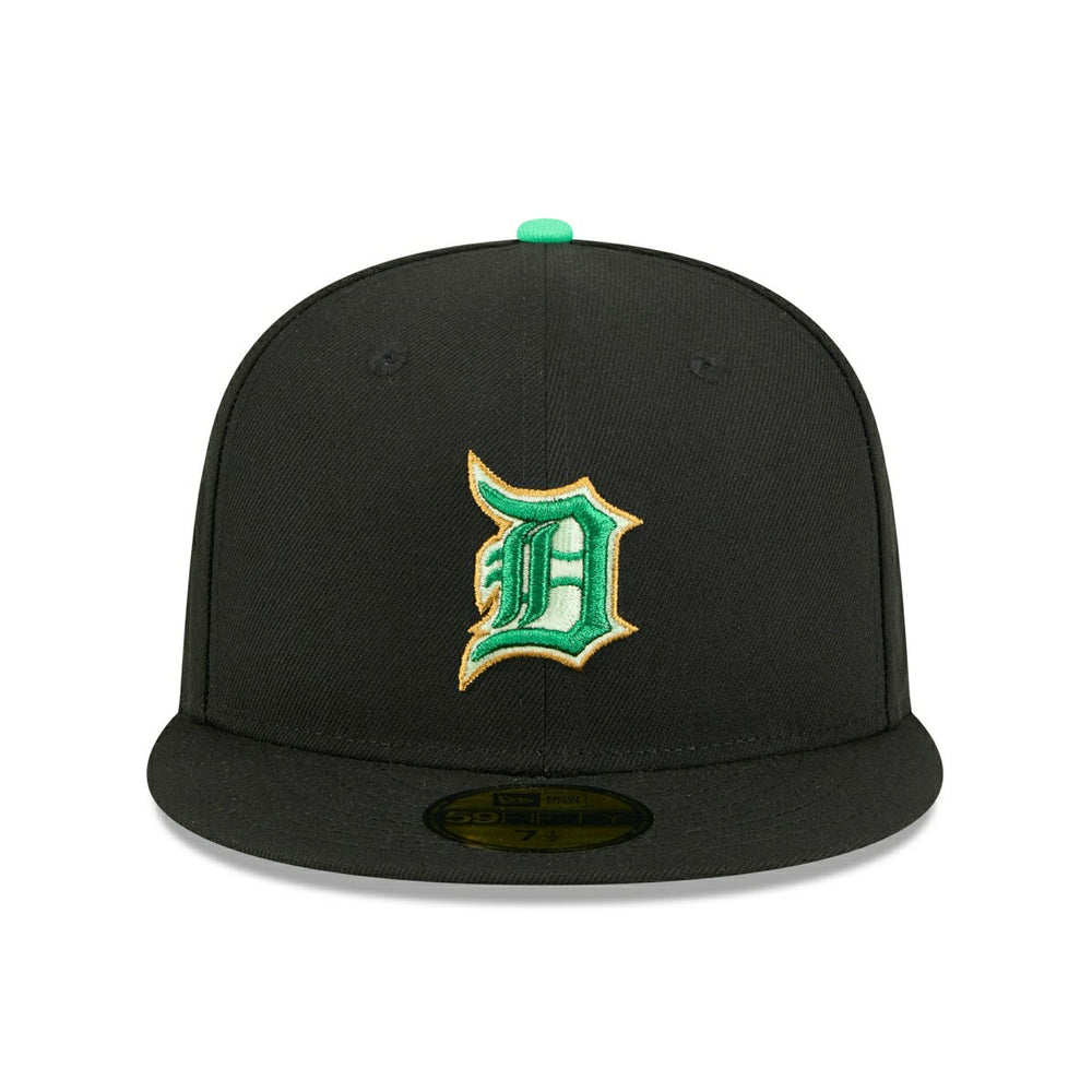 Detroit Tigers 2026 St. Patrick's Day MLB Authentic 59FIFTY Cap Black - Taass on sale
