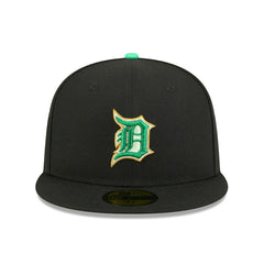 Detroit Tigers 2026 St. Patrick's Day MLB Authentic 59FIFTY Cap Black - Taass on sale