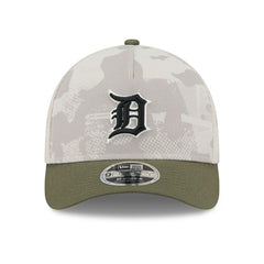 Detroit Tigers 2025 MLB Armed Forces 9FORTY M-Crown A-Frame Snapback Cap - Taass discount