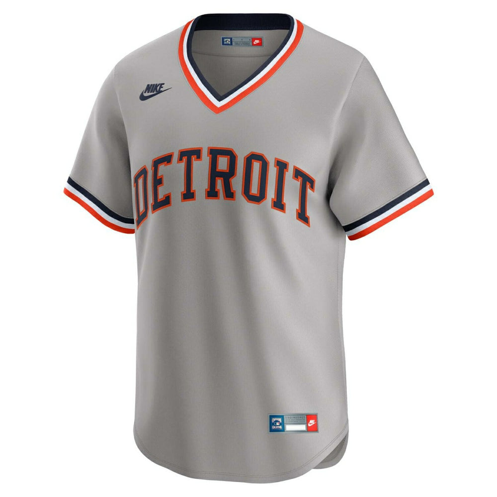 Detroit Tigers Cooperstown Nike Limited MLB Jersey Gray - Taass discount
