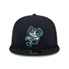 Ashville Tourists MiLB Batting Practice Authentic 59FIFTY Fitted Cap Navy - Taass discount