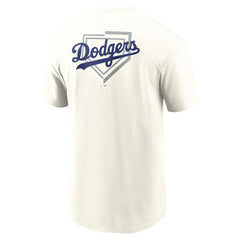 Los Angeles Dodgers Primetime 2-Hit T-Shirt Cream - Taass sale