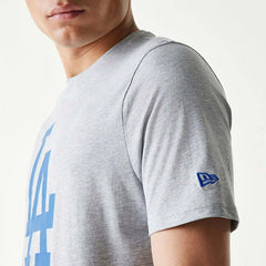 Los Angeles Dodgers Team Logo Baseball MLB T-Shirt Grey - Taass discount