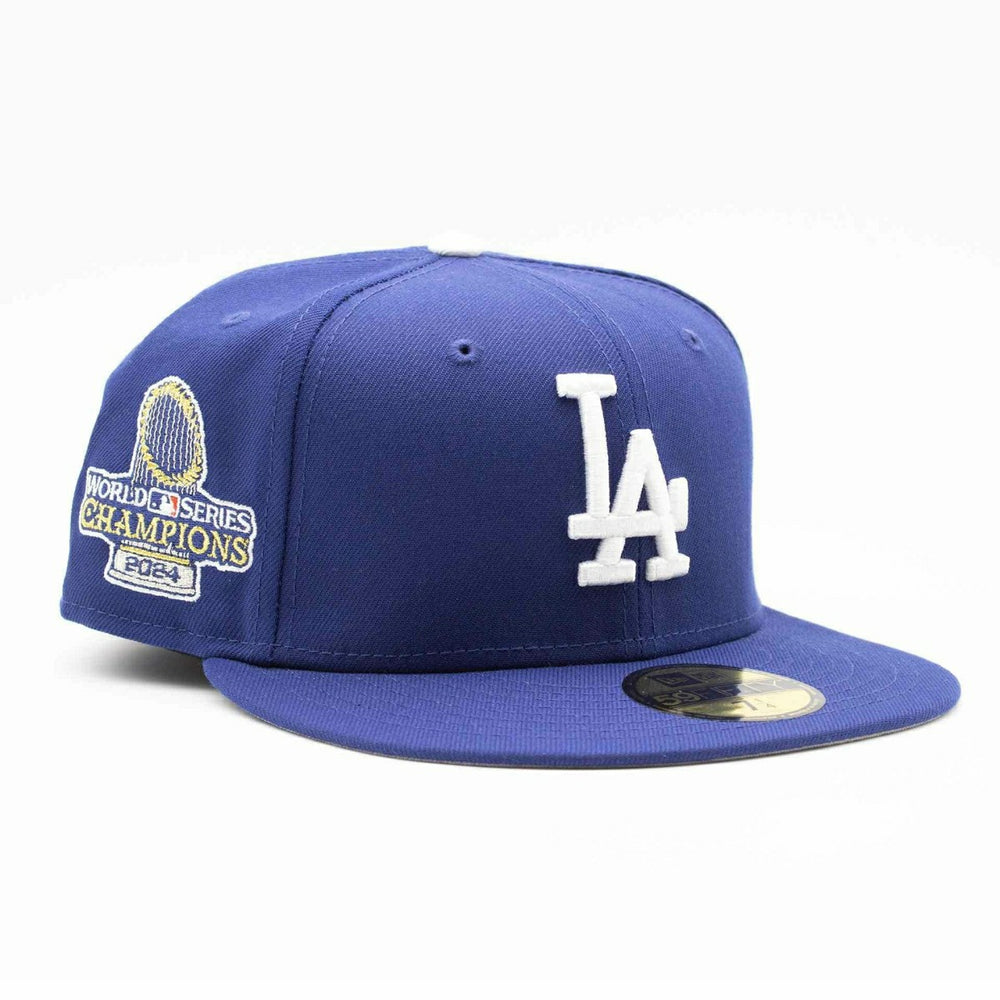 Los Angeles Dodgers 2024 World Series Champions 59FIFTY Fitted MLB Cap Blue - Taass sale