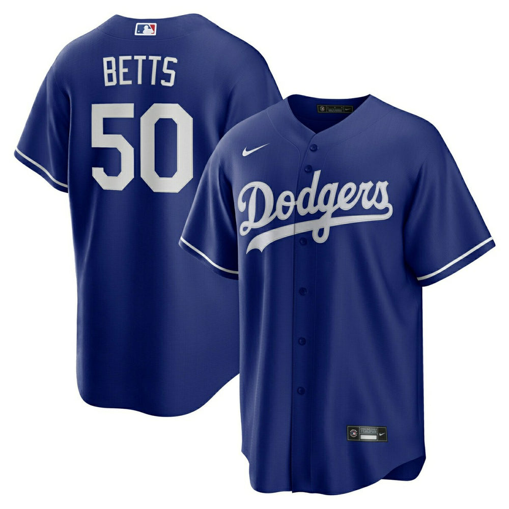 Mookie Betts #50 Los Angeles Dodgers Nike MLB Jersey Blue - Taass discount
