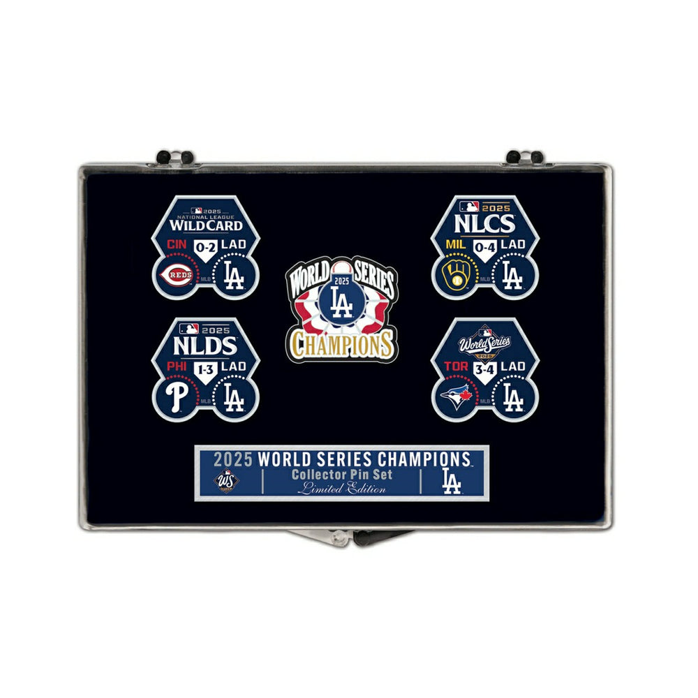 Los Angeles Dodgers 2025 World Series Champions Collector Pin Set - Taass US