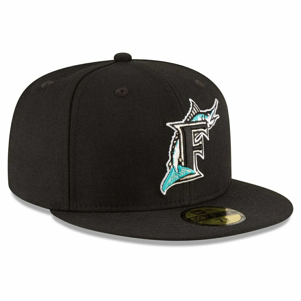 Florida Marlins 1997 World Series Cooperstown 59FIFTY Fitted MLB Cap Black - Taass sale