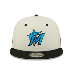 Miami Marlins Mascot Pin 9FIFTY Snapback Cap - Taass on sale