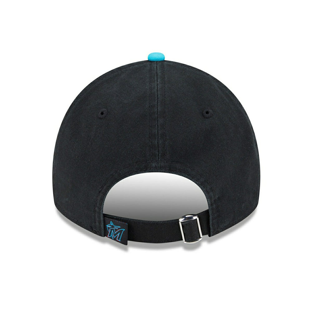 Miami Marlins MLB City Connect 9TWENTY Adjustable Cap Black - Taass discount