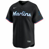 Miami Marlins Nike Limited MLB Baseball Jersey Alternate Black - Taass on sale