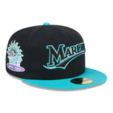 Florida Marlins Retro 1996 Spring Training New Era 59FIFTY Fitted Cap Black - Taass sale