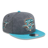 Miami Marlins 10th Anniversary Pigment Dyed New Era Golfer Snapback MLB Cap - Taass for sale
