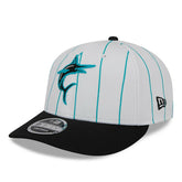 Miami Marlins 2025 MLB Batting Practice Low Profile 9FIFTY Snapback Cap - Taass Online