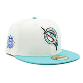 Florida Marlins League Patch Cooperstown New Era 59FIFTY Fitted MLB Cap - Taass Online