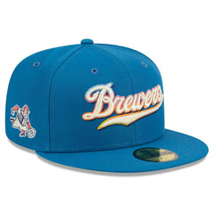 Milwaukee Brewers MLB City Connect Fan Pack 59FIFTY Fitted Cap Blue - Taass discount
