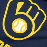 Milwaukee Brewers 2025 MLB Authentic Performance Therma Hoodie Navy - Taass outlet