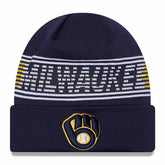 Milwaukee Brewers Authentic 2024 MLB Clubhouse New Era Beanie Knit - Taass outlet