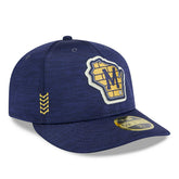 Milwaukee Brewers 2024 MLB Clubhouse New Era Low Profile 59FIFTY Fitted Cap Navy - Taass sale