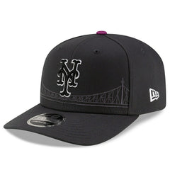 New York Mets Official MLB City Connect Stretch-Snap 9SEVENTY Snapback Cap Gray - Taass sale
