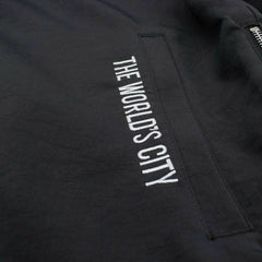 New York Mets City Connect 2026 MLB Authentic Dugout Bomber Jacket Anthracite - Taass US