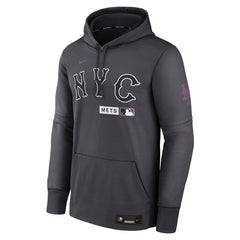 New York Mets City Connect 2026 MLB Authentic Therma Hoodie Anthracite - Taass for sale