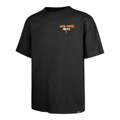 New York Mets Coffee Cartoon '47 Foundation MLB T-Shirt Black - Taass for sale