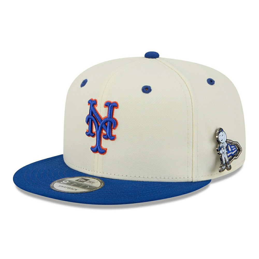 New York Mets Mascot Pin 9FIFTY Snapback Cap - Taass outlet