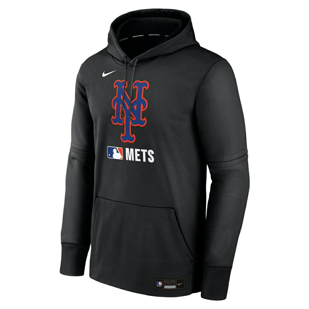 New York Mets 2025 MLB Authentic Performance Therma Hoodie Black - Taass sale