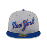 New York Mets Road 2025 MLB Batting Practice New Era 59FIFTY Fitted Cap - Taass on sale