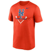 New York Mets Icon Nike Legend MLB T-Shirt Orange - Taass Online