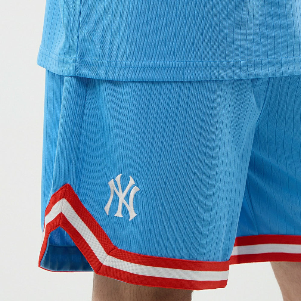 New York Yankees MLB Team Arch Oversized MLB Shorts Blue - Taass outlet