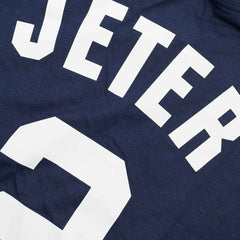 Derek Jeter #2 New York Yankees Cooperstown MLB T-Shirt Navy - Taass US