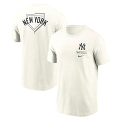 New York Yankees Primetime 2-Hit T-Shirt Cream - Taass discount