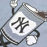 New York Yankees Coffee Cartoon '47 Foundation MLB T-Shirt Gray - Taass on sale
