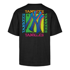 New York Yankees Sundale '47 Foundation MLB T-Shirt Schwarz - Taass US