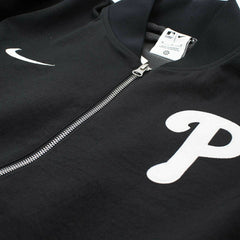 Philadelphia Phillies 2026 MLB Authentic Dugout Bomber Jacket Black - Taass Online