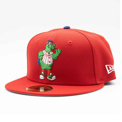 Philadelphia Phillies Phillie Phanatic 59FIFTY Fitted MLB Cap Red - Taass sale