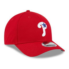 Philadelphia Phillies 2025 MLB Clubhouse 9FORTY M-Crown Snapback Cap Red - Taass sale